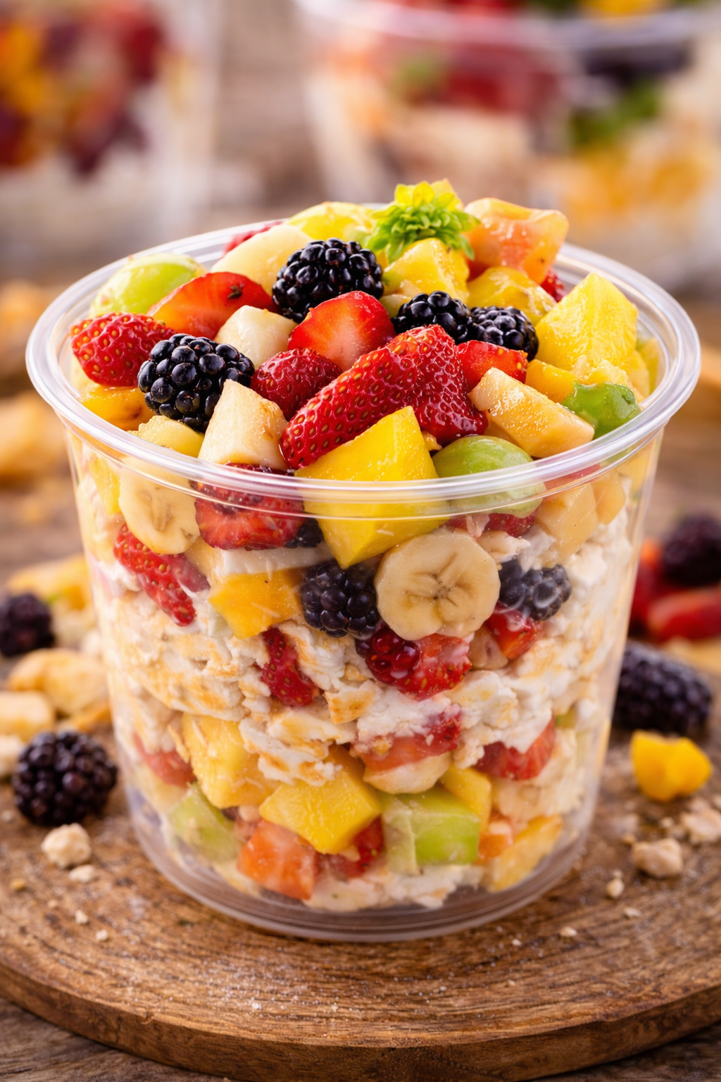 Ensalada de frutas grande